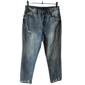 Blank NYC New Women's The Madison Crop Distressed Jeans Size 28 Casual Classic